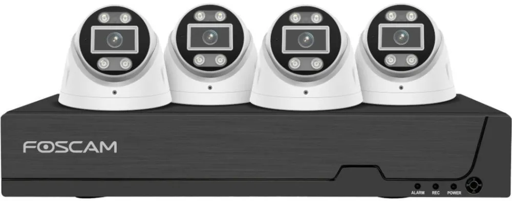 Camera Supraveghere Foscam Foscam FNA108 E T4 2T (black, FNA108E 8-channel PoE NVR, 4x T8EP camera)