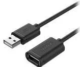 Adaptor Unitek Unitek cablu prelungitor USB2.0 AM-AF, 3,0m; Y-C417GBK