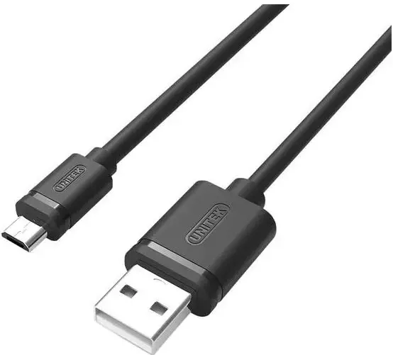 Cablu Unitek USB 2.0; microUSB-USB, 1,0m; Y-C451GBK