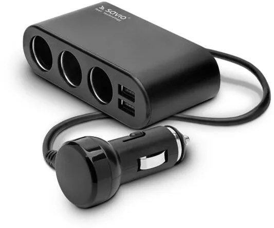 SAVIO Incarcator Auto lighter socket splitter 12/24V SA-024