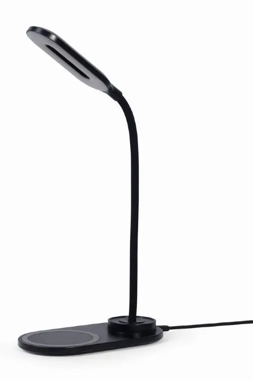 Gembird TA-WPC10-LED-01 Desk lamp with wireless charger, black
