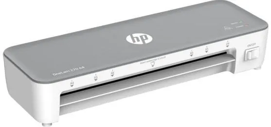HP Laminator la cald HP OneLam 270, A4, 27cm/min, alb/gri