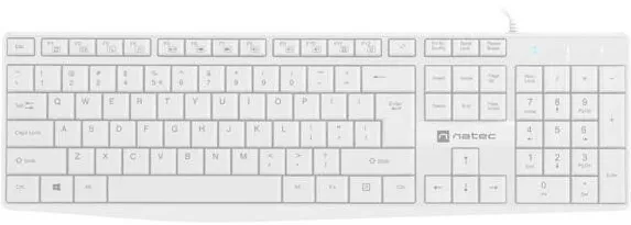 Tastatura Natec Nautilus Wired White