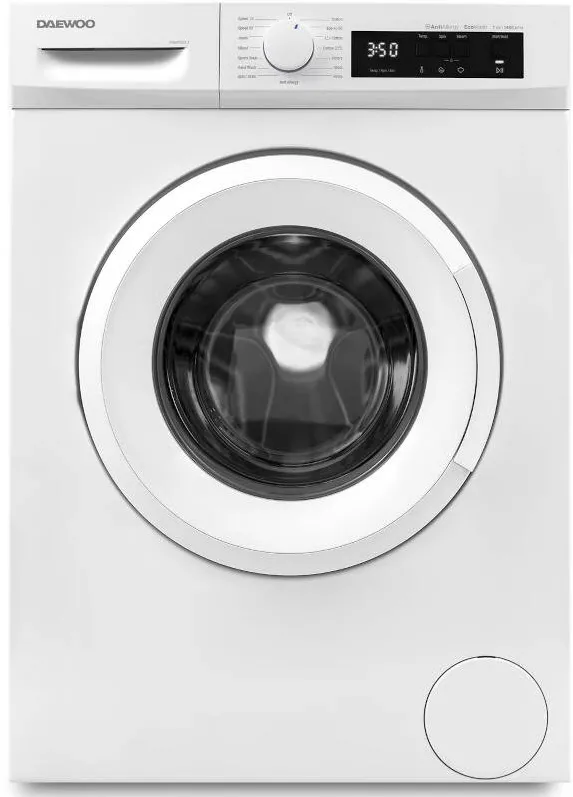 DAEWOO Masina de spalat rufe DWD-FV2021-3, 7 kg, 1400 RPM, Clasa A, Inverter, Steam Wash, Drum Clean, Alb