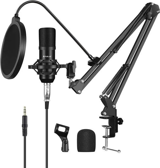 Microfon Puluz Mikrofon pojemnościowy Puluz PU612B Studio Broadcast
