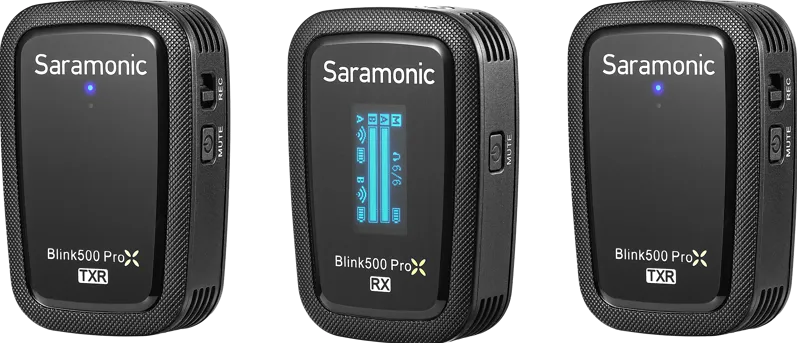 Microfon SARAMONIC Saramonic Blink 500 ProX B2R 2.4GHz Dual-Channel Wireless Microphone System with Charging Case