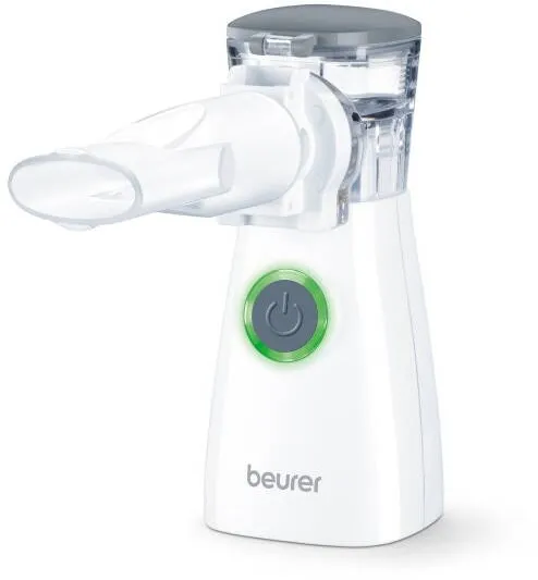 Beurer Aparat pentru aerosoli Beurer IH57, tehnologia oscilatiilor membranelor, foarte silentios, autocuratare, cu acumulator