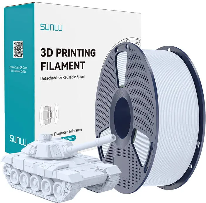 Sunlu Sunlu Filament PLA+ High-Speed White