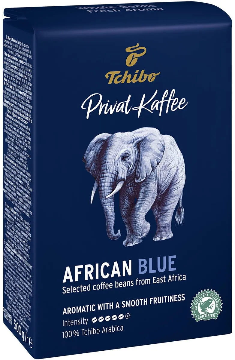 Tchibo Cafea boabe, Privat Kaffee African Blue, 500 g
