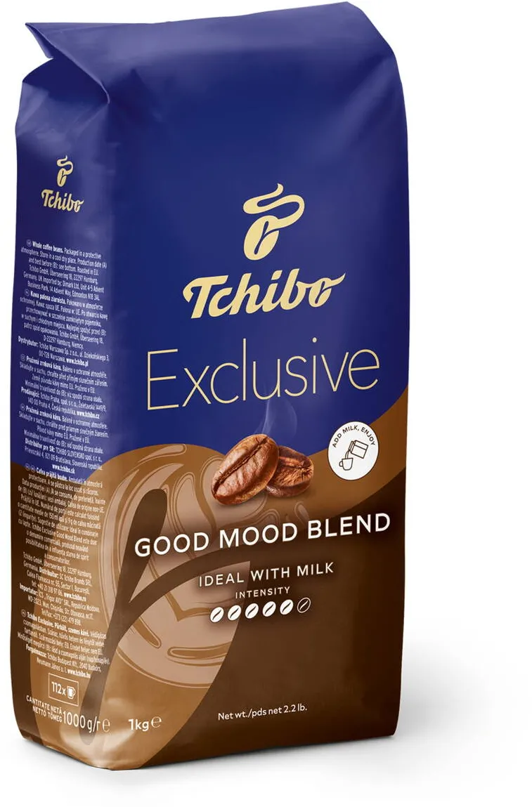 Tchibo Cafea boabe, Tchibo Exclusive Good Mood Blend, 1 kg
