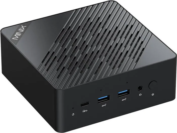 Sistem Mini MiniX Minix ER936-AI cu procesor Ryzen 365, 32 GB RAM, 1 TB spatiu de stocare si Windows 11 Pro