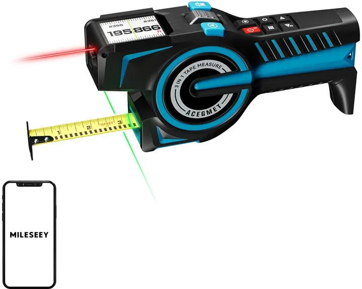 Mileseey Telemetru laser Mileseey DTX 10 cu raza de masurare de 100 de metri