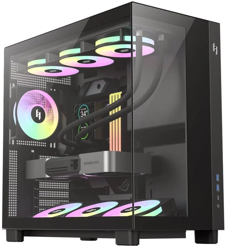 Carcasa PC Gamemax NEX C53 BK | ATX/BTF