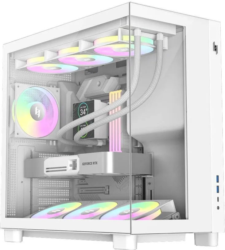 Carcasa PC Gamemax NEX C53 WH | ATX/BTF