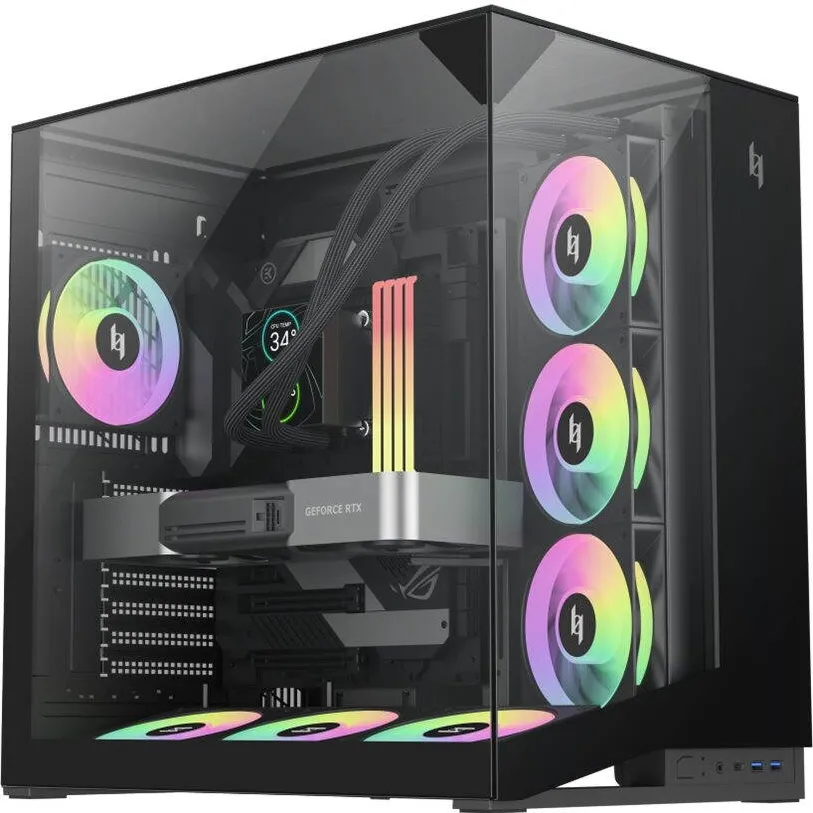 Carcasa PC Gamemax NEX C56 VC BK | ATX