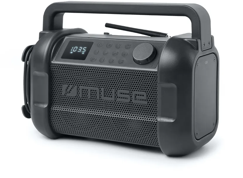 MUSE Muse M-928 FB Jobsite Radio speaker, Black
