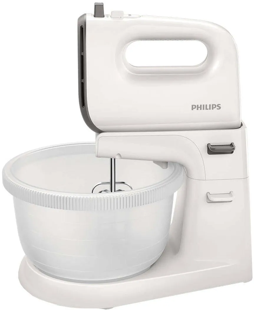 Mixer de mana Philips Mixer cu bol, Viva Collection HR3745/00, 450W, 3L
