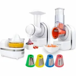 Esperanza Robot de bucatarie multifunctional PANZANELLA EKM027, 150W, 3 in 1, 5 atasamente, Alb