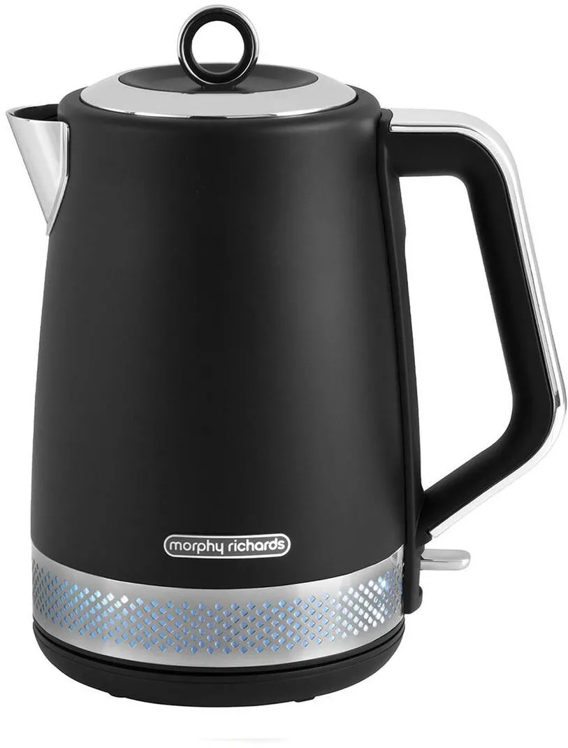 Morphy Richards Fierbator de apa Morphy Richards Illumination din inox, Negru