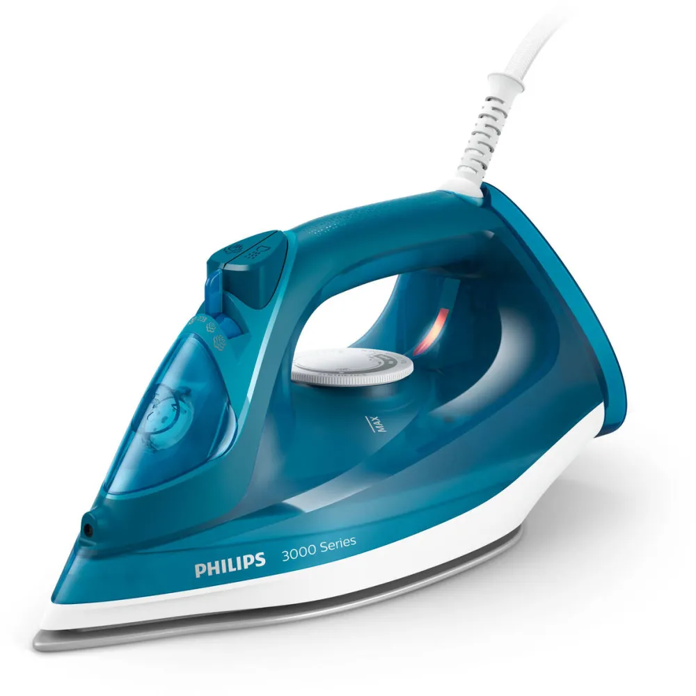Philips Fier de Calcat 3000 series DST3040/70 Ceramic soleplate 2400 W Blue