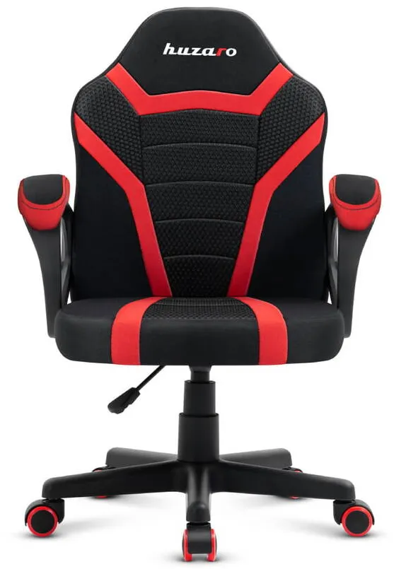 Scaun Gaming huzaro pentru copii Ranger 1.0 Red Mesh, NegruRosu