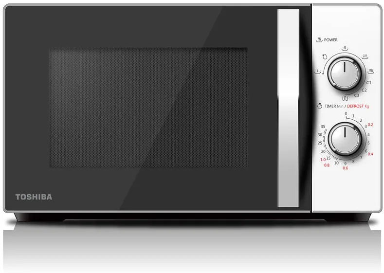 Cuptor cu Microunde Toshiba MW-MG20P, 20 L, 800 W, Negru, Alb