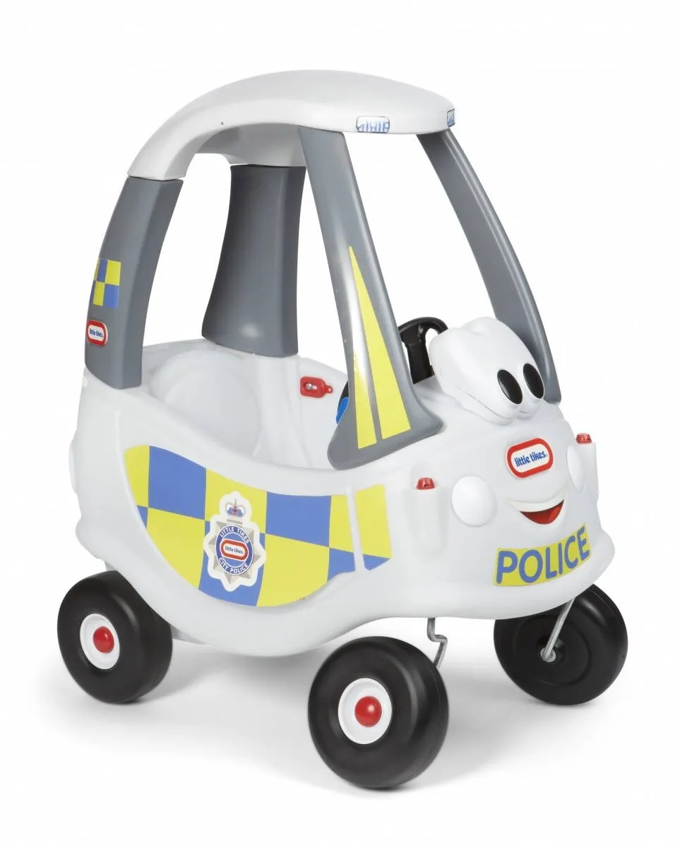 Masinuta Little Tikes Cozy Coupe de politie alb