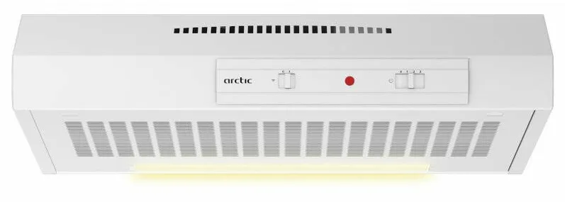 ARCTIC Hota traditionala AH611, Putere de absorbtie 295 m3/h, Iluminare LED, 1 motor, 60 cm, Alb