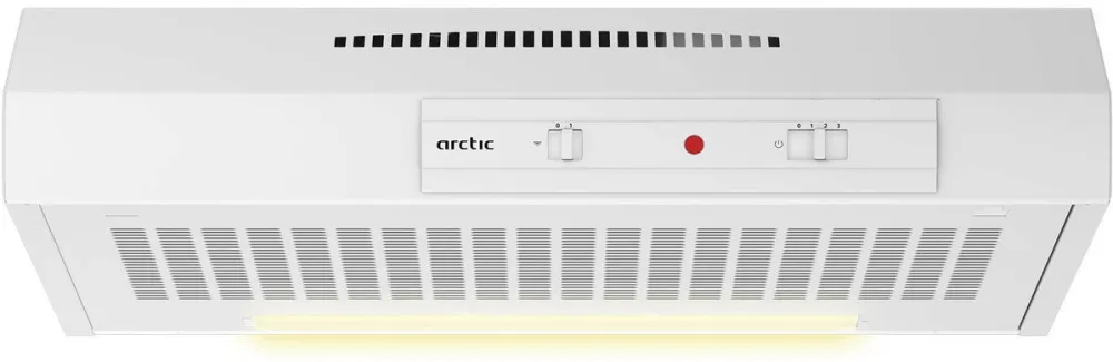ARCTIC Hota traditionala AH511, Putere de absorbtie 295 m3/h, Iluminare LED, 1 motor, 50 cm, Alb