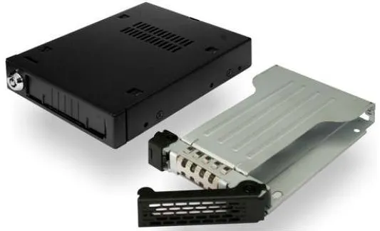 Rack ICY Dock 6,3cm SATAI-II/SAS in 1x3,5" MB991IK-B sw
