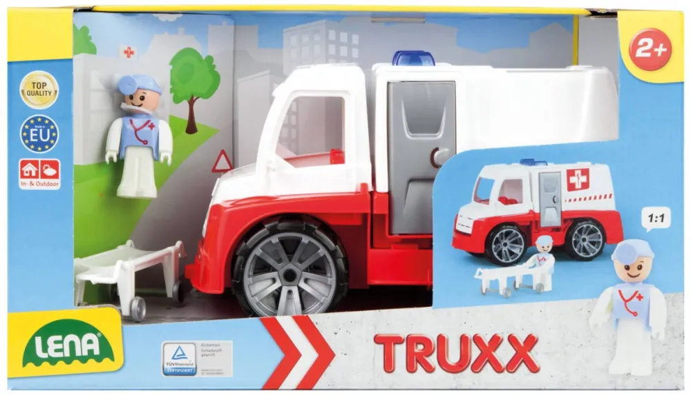 Masinuta Lena Car Ambulance with accessories box Truxx