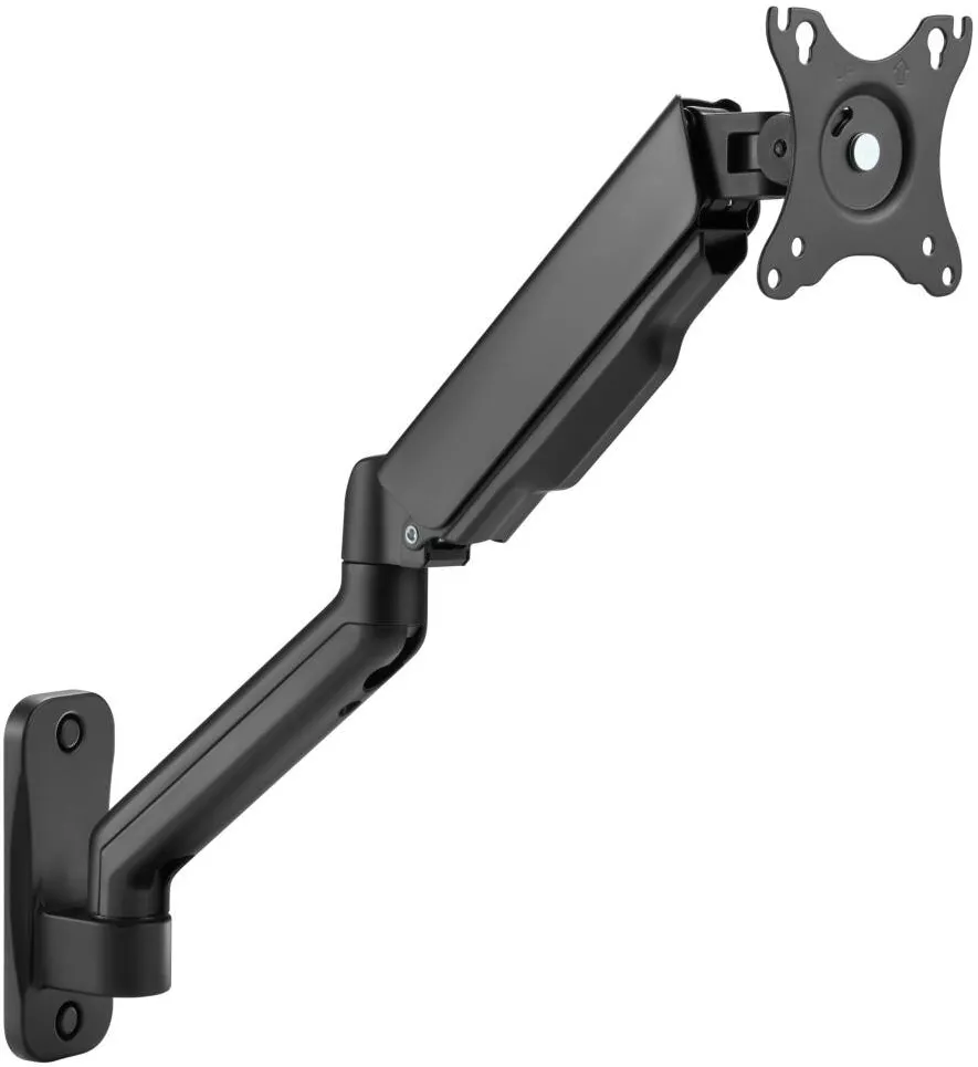 Suport TV / Monitor TECHLY Suport TV, LCD / LED, de perete, reglabil, 17-32 inch, brat dublu articulat, arc pe gaz, Negru, Techly, ICA-LCD G112E