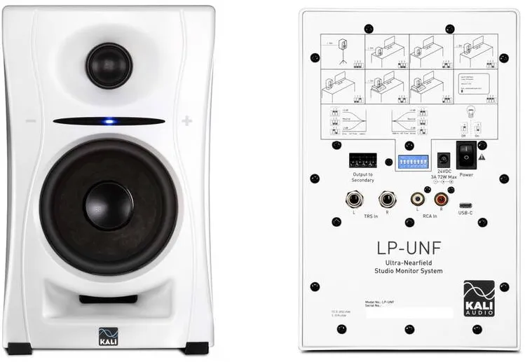 KALI AUDIO LP-UNF WH - Pereche de boxe monitor Bluetooth, albe