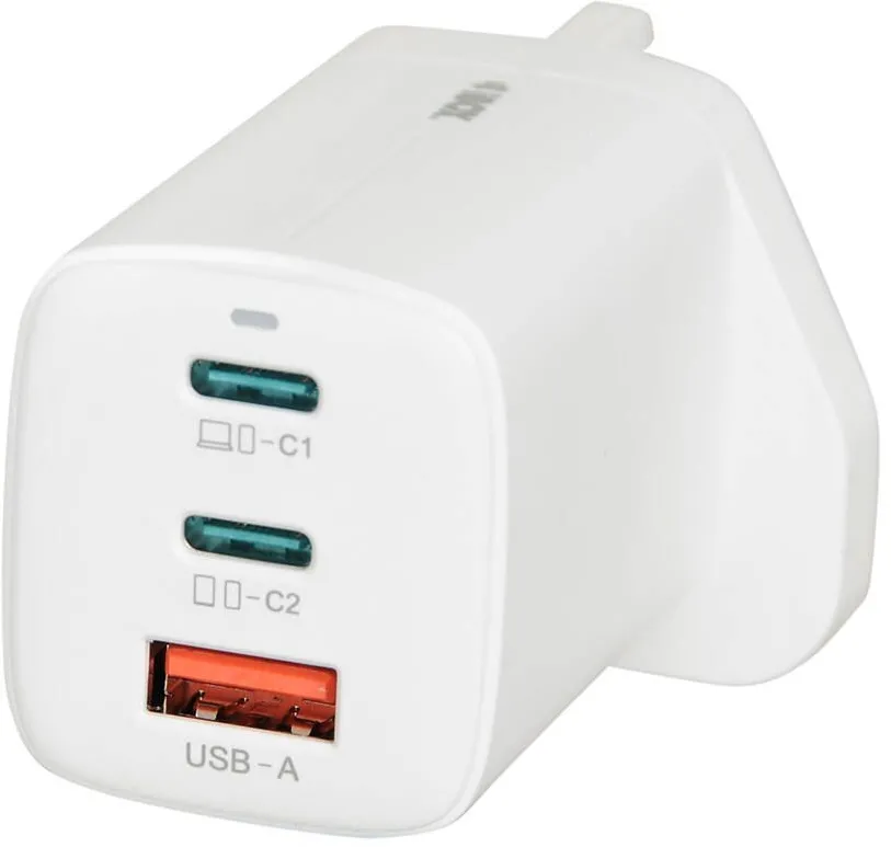 IBOX iBOX C-65 White, GaN 65W universal charger UK plug