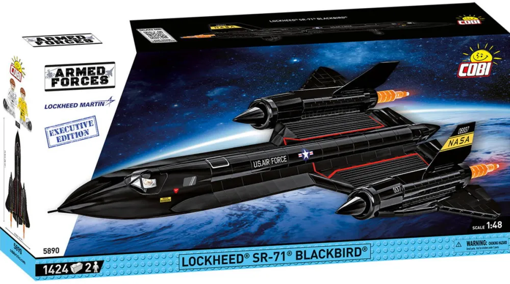 Jucarie creativa Cobi Lockheed SR-71 Blackbird Executive Edition