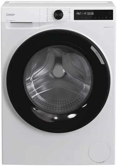 CANDY Masina de spalat rufe Slim BR 48SBL6-S, clasa A-10%, 8 kg, 1400 rpm, Motor Inverter, Steam, Touch display, Soft Drum, Dual Spray, Programe rapide de spalare, Wifi, alba