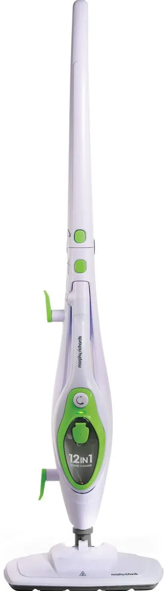 Aspirator Morphy Richards Aparat de curatat cu abur 12 in 1 720512, 1500W, Steam Mop, capacitate 380 ml, Alb
