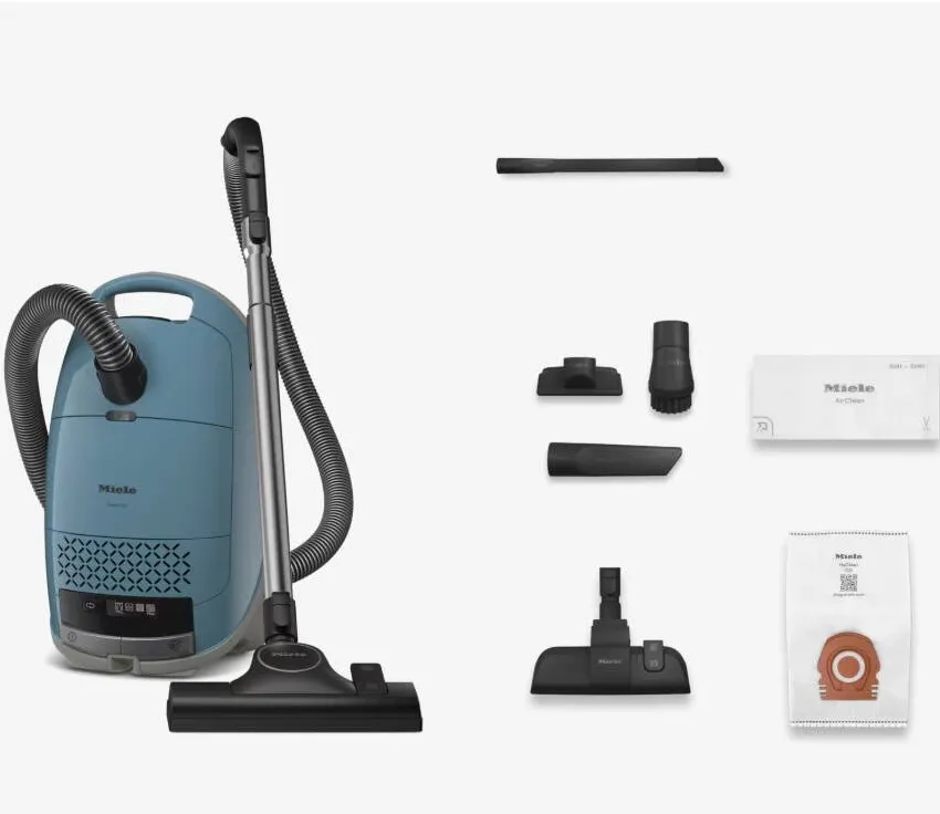 Aspirator MIELE cu sac Guard M1 Flex 12562290, 890 W, 4,5 l, 77 dB, albastru