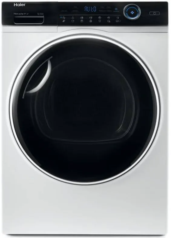Haier Uscator de rufe HD90-A2979N-S, pompa de caldura, 9 kg, clasa E, i-Refresh, Dry Sensor, Alb
