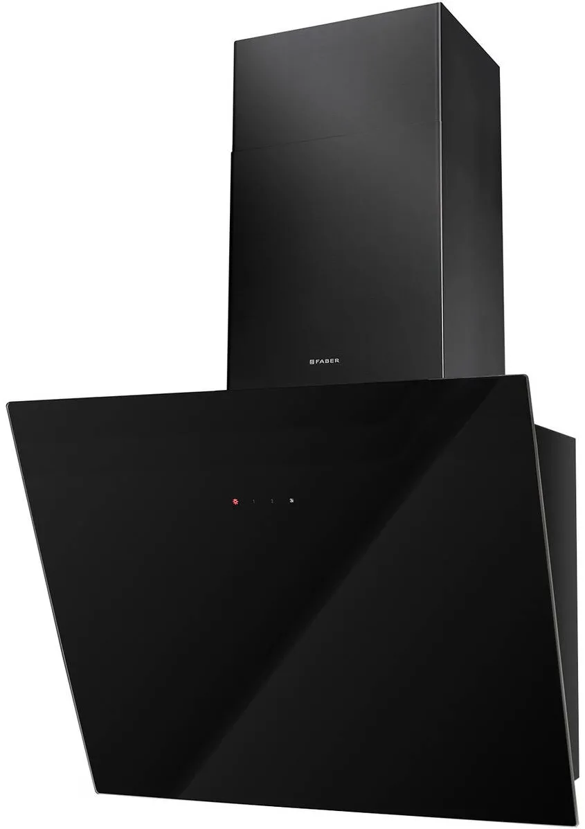 Faber Hota incorporabila decorativa TWEET EV8 LED BK A55, Putere de absorbtie 700 mc/h, 1 motor, Touch control, Iluminare LED, 55 cm, Negru