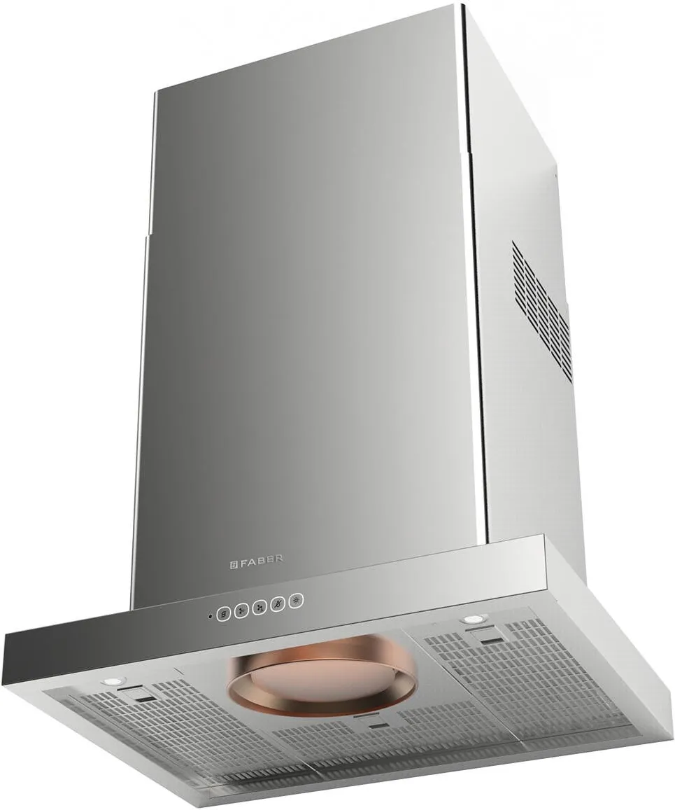 Faber Hota incorporabila decorativa LUFT X A60, Putere de absorbtie 720 mc/h, 1 motor, Touch control, Iluminare LED, Steam OFF, 60 cm, Inox