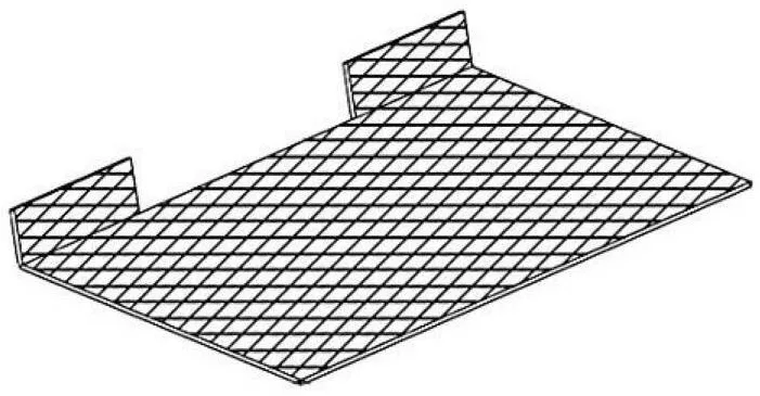 Faber Filtru metalic de grasime 112.0157.248, pentru hote model 152 LG, 2152, 2156, 54 cm x 19.9 cm