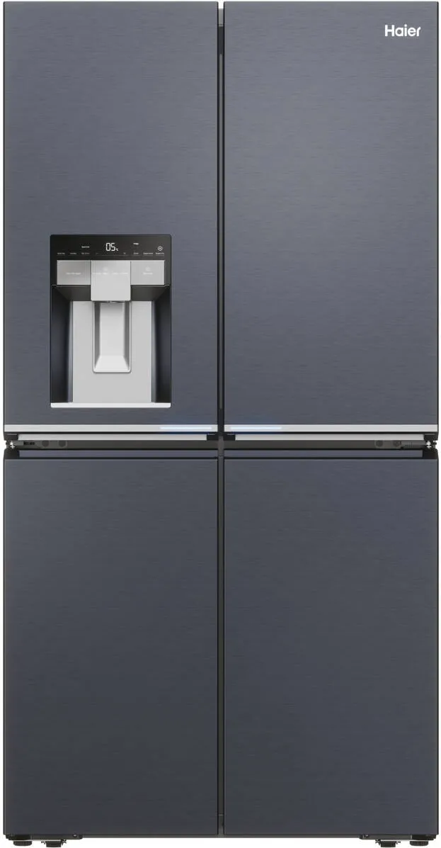 Haier Side by side Cube HCR7918EIMB, 601 l, Clasa E, Total No Frost, Compresor inverter, dozator apa si gheata Absolute Ice, H 177.5 cm, Negru