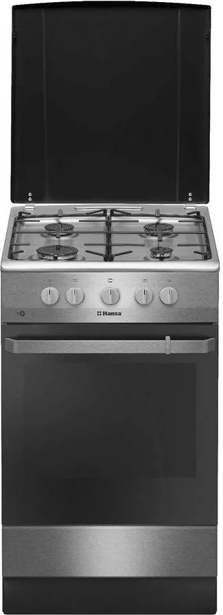 Aragaz pe gaz FCGX58099, 50x60 cm, 4 arzatoare, plita gaz, cuptor gaz, 2 functii, 58 l, gril, aprindere electrica cuptor si plita, inox