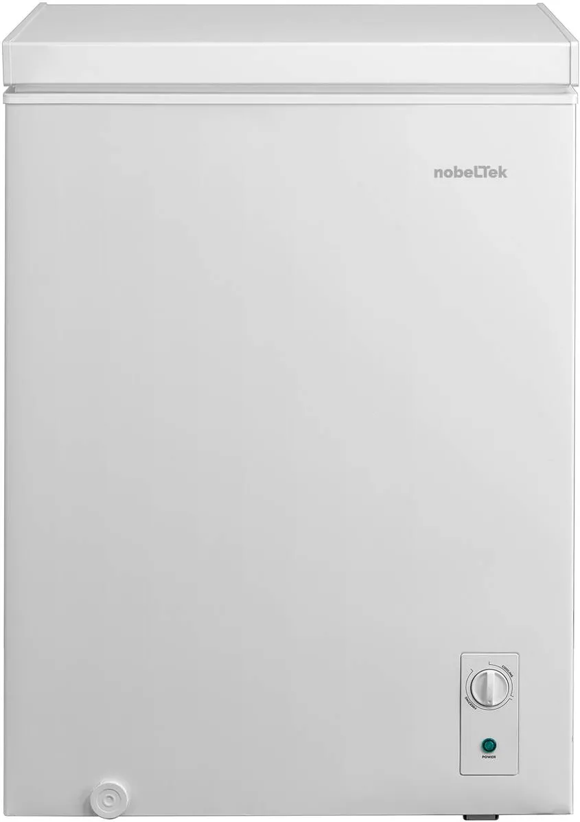 NobeLTek Lada frigorifica NCF-143E, 142 l, Control mecanic, Termostat reglabil, Iluminare LED, Clasa E, Alb