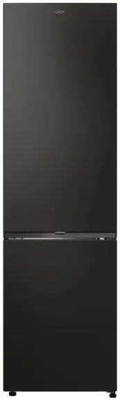 CANDY Combina frigorifica ECN4CQTEB206, Total No Frost Circle Fresh, 409 litri, H 205cm, clasa E, conectivitate WiFi/ hOn app, Fresh Area, Humidity Area, Panorama Light, neagra