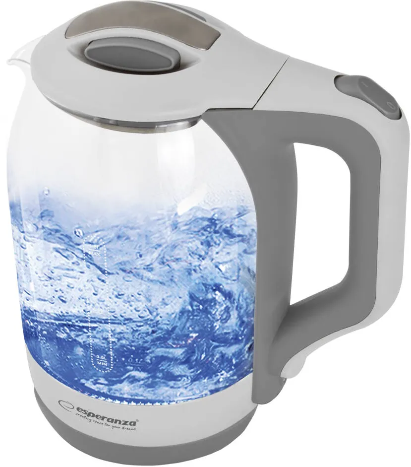 Esperanza EKK025W Electric kettle 1.7 L White, Multicolor 1500 W