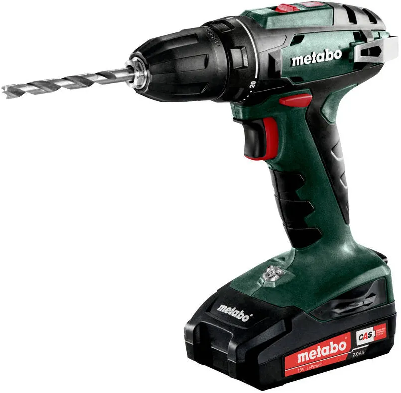 Metabo Metabo BS 18 1600 RPM Keyless 1.3 kg Black, Green