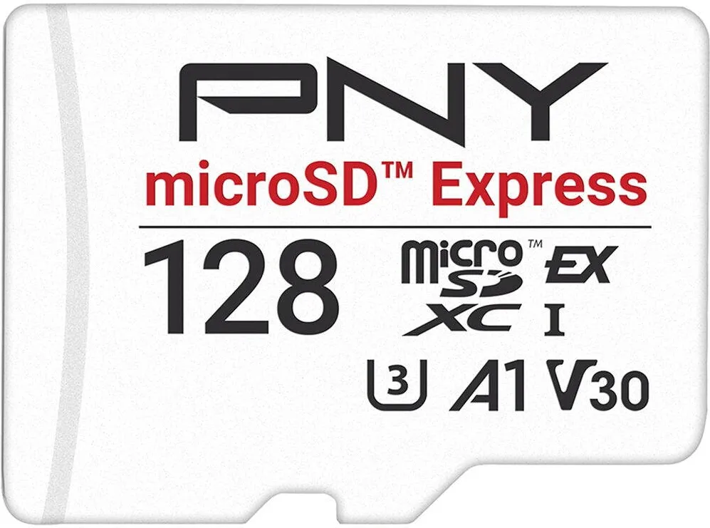 Card de Memorie PNY Card de memorie PNY Express P-SDU128P31880EXP-GE, microSDXC, 128GB, UHS-I U3, A1, V30