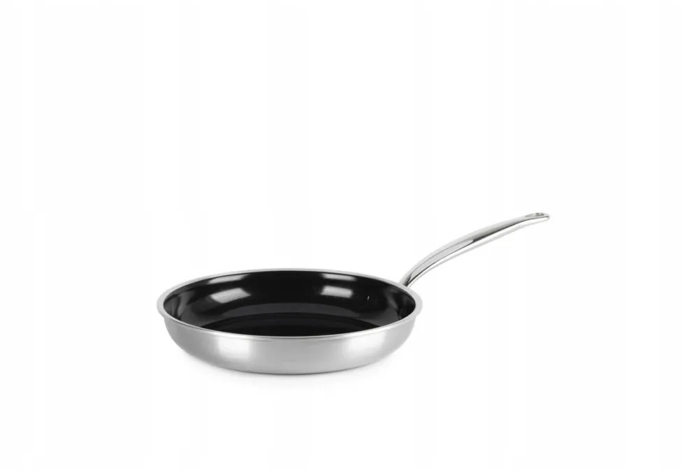 GreenPan Tigaie GreenPan Premiere 24cm, inox, neaderenta, pentru inductie, utilizare in cuptor pana la 220°C